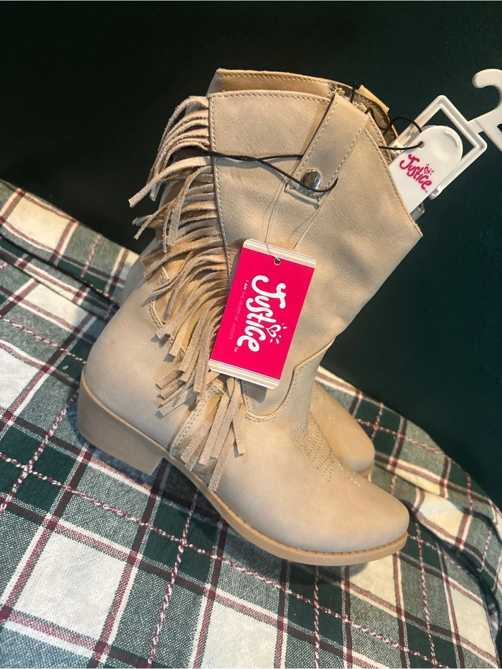 Justice taupe faux
